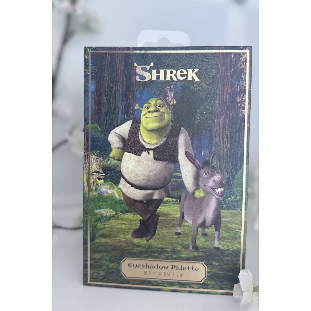 Shrek & Donkey 12 Color Forest Eyeshadow Palette With Mirror NIB